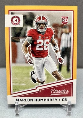 2017 MARLON HUMPHREY RC Classics Card# 274 Gold