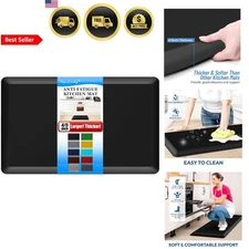 Kitchen Mat Anti Fatigue Waterproof Non Slip Cushioned 4/5 Inch Thick