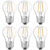 6 X Osram Led Filament P45 Tropfen 2,5W = 25W E27 Klar 250Lm Neutralweiß 4000K
