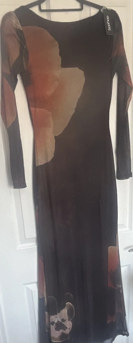Boohoo Black Maxi Dresses for Women for sale | eBay UK
