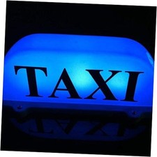 New Taxi Top Light New LED Roof Taxi Sign 12V with Magnetic Base Blue