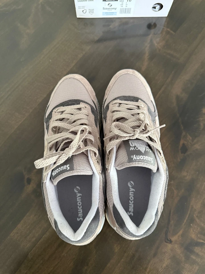 Zapatos Saucony Unisex Shadow 5000 Gris Gris 10 Foto 3 de 4