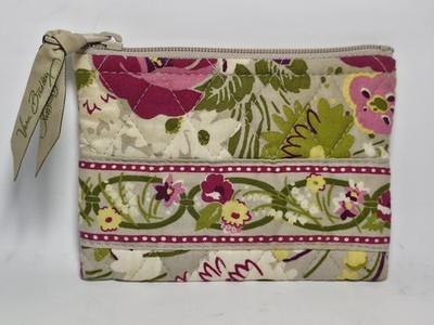 Vera Bradley Coin Purse MAKE ME BLUSH Zip Top Pouch Floral Print           (P4)