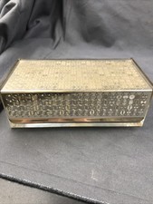 Vintage WMF s-collection Serviettenbox - Spender Acryl & versilberter Deckel