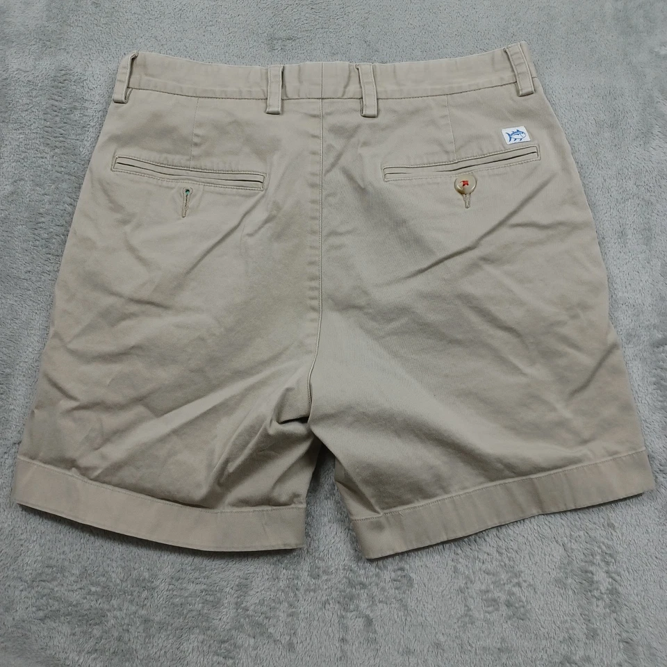 Pantalones Cortos Southern Tide Para Hombre 30 Beige Chino Bolsillos Preppy Náuticos Foto 4 de 4