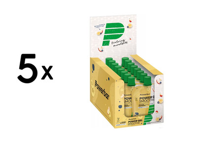 5 x Powerbar PowerGel Smoothies (16x90g) Banana Blueberry (26,39 EUR/kg)