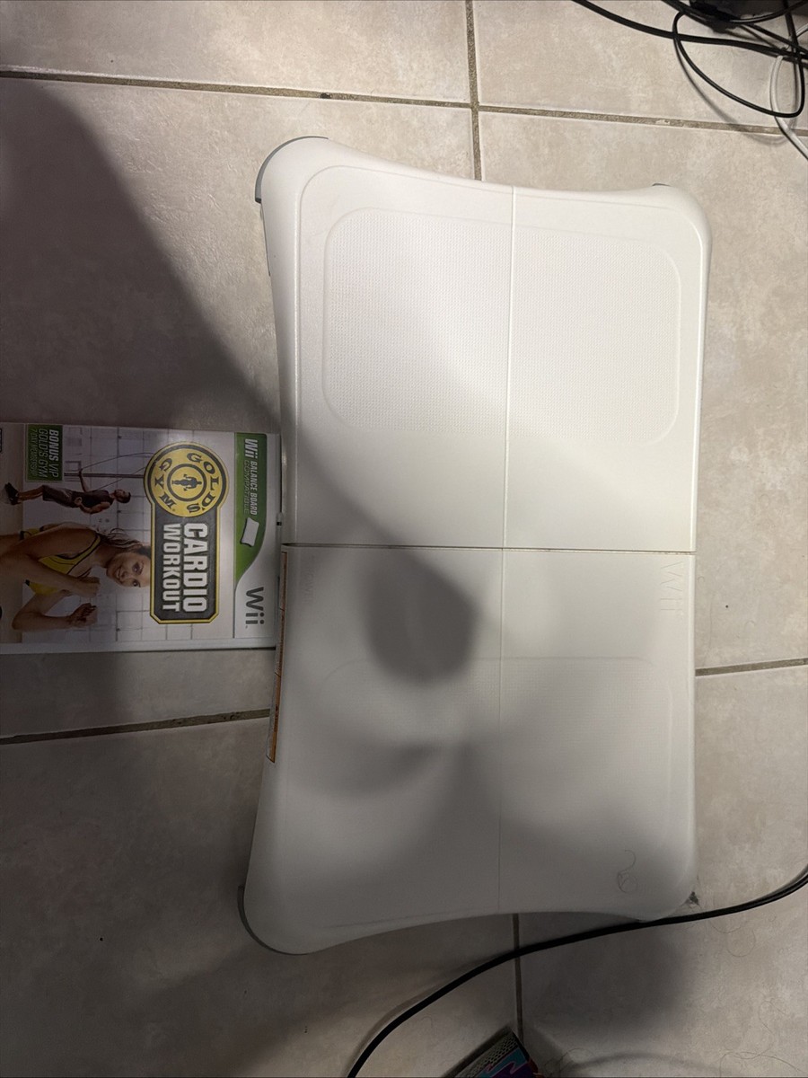 Nintendo Wii Fit Fitness Balance Board White RVL-021 Sports Games