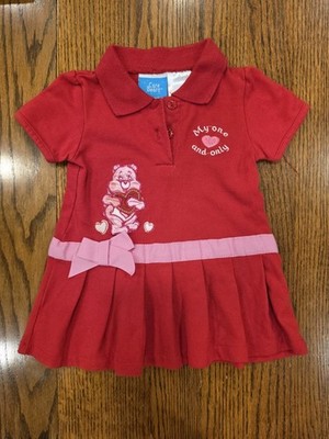 Vintage Care Bears Polo Dress 18 Months 