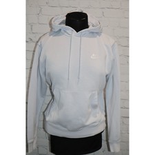 Nike Hoodie Womens Small Light Blue Sportswear Club Fleece Pullover Hoodie  
