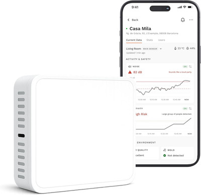 Noise Monitoring Device for Airbnb | Noise & Occupancy Sensor | Indoor Noise, Mo