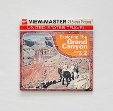View-Master Exploring the Grand Canyon Packet No. 2 - 3 reels Packet A 370