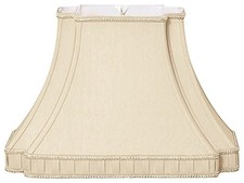 Royal Designs Rectangle Bell with Bottom Gallery Inverted Corner Designer Lamp