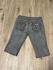 Hudson Jeans Boot Cut Size 27 Wide Leg Made in USA Gray Denim Women's