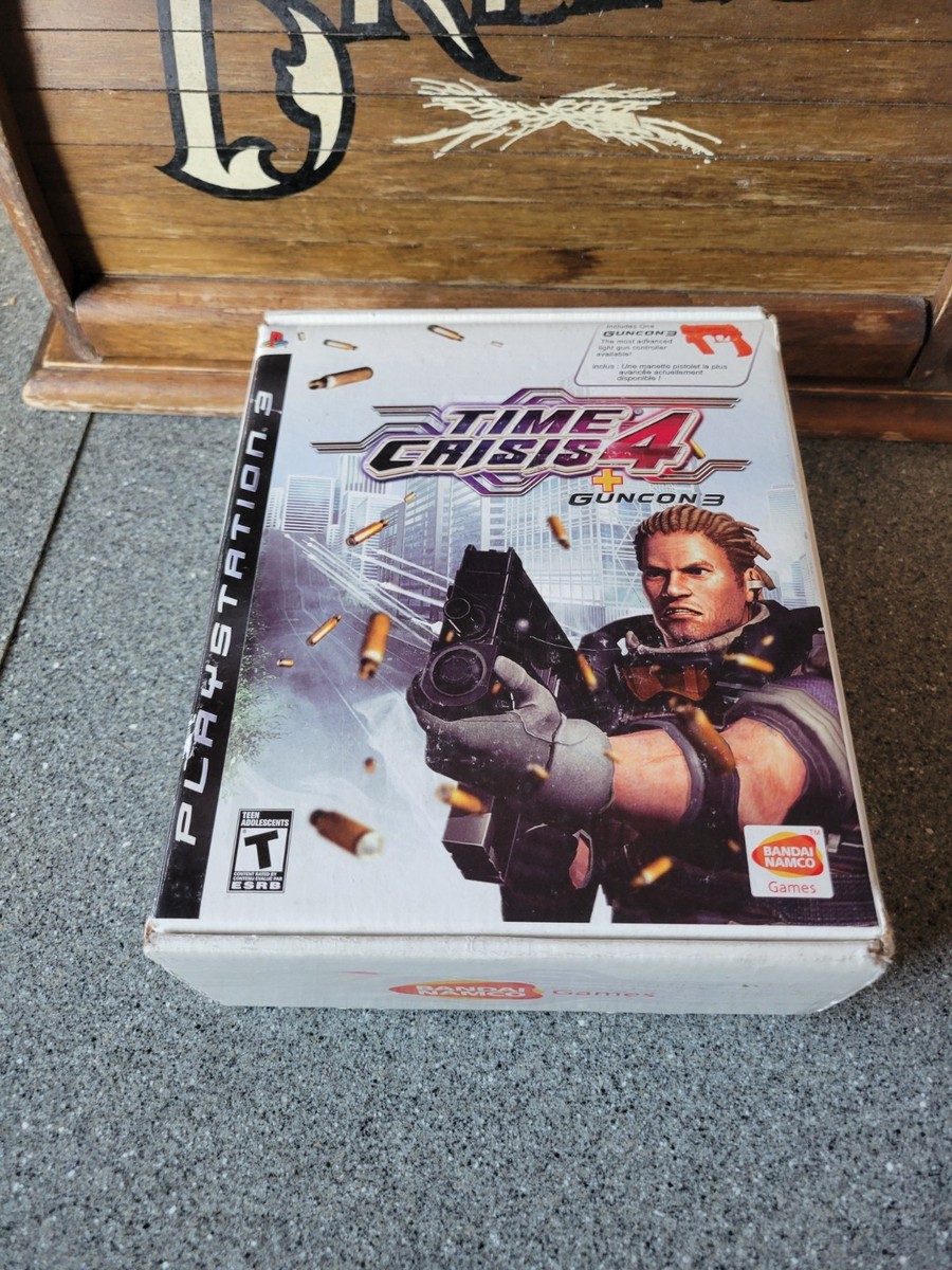Time Crisis 4 Big Box And Gun Sony PlayStation 3 PS3 No Game Or