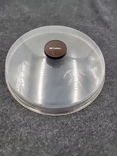 Rival Crock Pot Replacement Plastic Lid Brown Knob  10 In. Wide Read