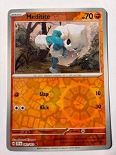 Meditite #082/162 Temporal Forces Common Pokemon Reverse Holo NM