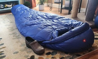 Marmot Helium 15F Sleeping Bag 850 Fill Power Goose Down Regular 30 oz 6'