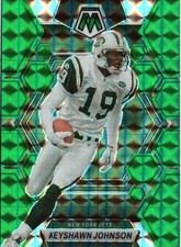 2023 Panini Mosaic #81 Keyshawn Johnson Green Mosaic