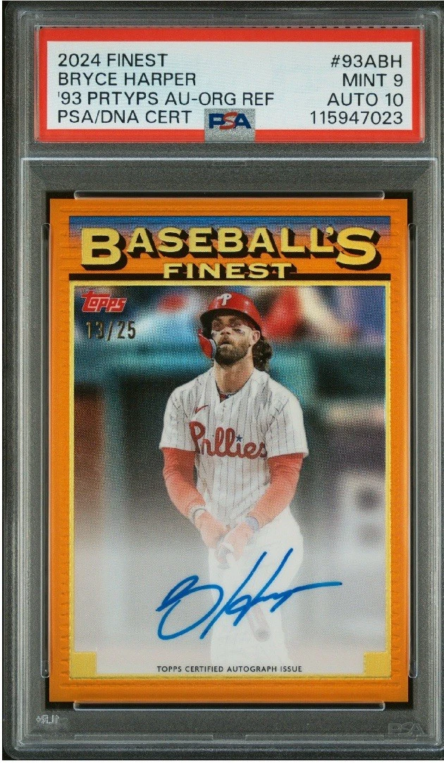 Bryce Harper Professional Sports Authenticator (PSA) Baseball