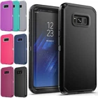 For Samsung Galaxy S8/S8+ Heavy Duty Protective Hybrid Rubber PC Hard Case Cover