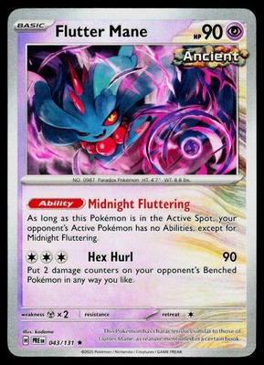 Flutter Mane (Poke Ball Pattern) 043/131 SV: Prismatic Evolutions Rare
