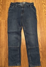 Carhartt Women's Relaxed Fit Double Front Rugged Flex Jeans Size 2 Short NEW