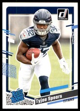 Tyjae Spears 2023 Donruss #396 Tennessee Titans NFL READ FREE SHIP AutographDen
