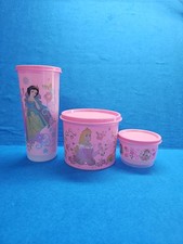 Disney Princess Tupperware 6 Piece Pink Snack...