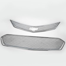 Fits Late 2016-2018 Chevrolet Cruze Prt-abs470 Chrome Plastic Mesh Grille Insert