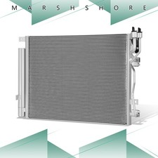 Fits 15-19 Hyundai Sonata Turbo OE Style Aluminum Front A/C Condenser Assembly
