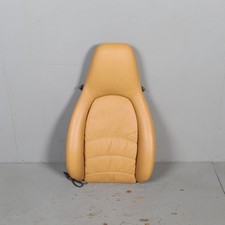 1995-1998 Porsche 911 993 Front Seat Upper Backrest Beige Leather Oem