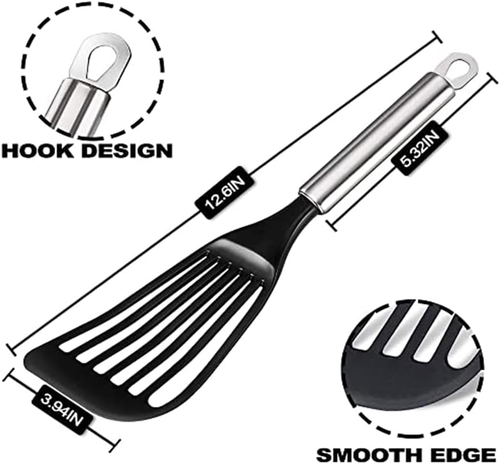 Tenta Tenta Kitchen Fish Spatula for Kitchen Use,Iron Fish -Slotted Kitchen Spat - Picture 2 of 12
