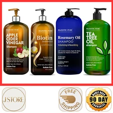 Majestic Pure Biotin Shampoo for Hair Growth - Volumizing Hair...