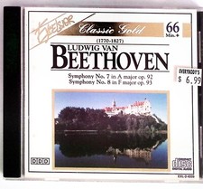 LUDWIG VAN BEETHOVEN SYMPHONY NO 7 AND NO 8 EXCELSIOR CD 4861 LUDWIG VAN BEETHOVEN SYMPHONY NO 7 AND NO 8 EXCELSIOR CD 4861