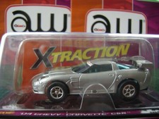 Rare R 6 Sealed Auto World Silver Corvette C5R Xtraction HO Slot Car Runs on AFX