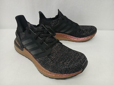 Adidas Kids Ultraboost 20 J Athletic Shoes FX0455 Black Signal Pink Sz 5.5