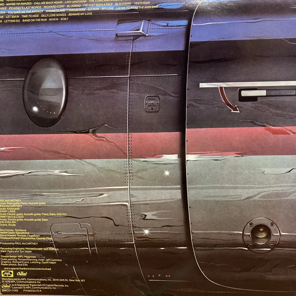 Paul McCartney Wings Over America 3LP Vinyl Record Set - Image 2 of 4