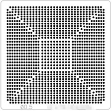 Xbox Series S M1140799-004 100-000000002 XSS APU BGA1303 Laser Stencil Template