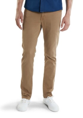 Mott & Bow Men s Slim Mercer Khaki Tapered Jeans - 31 x 32