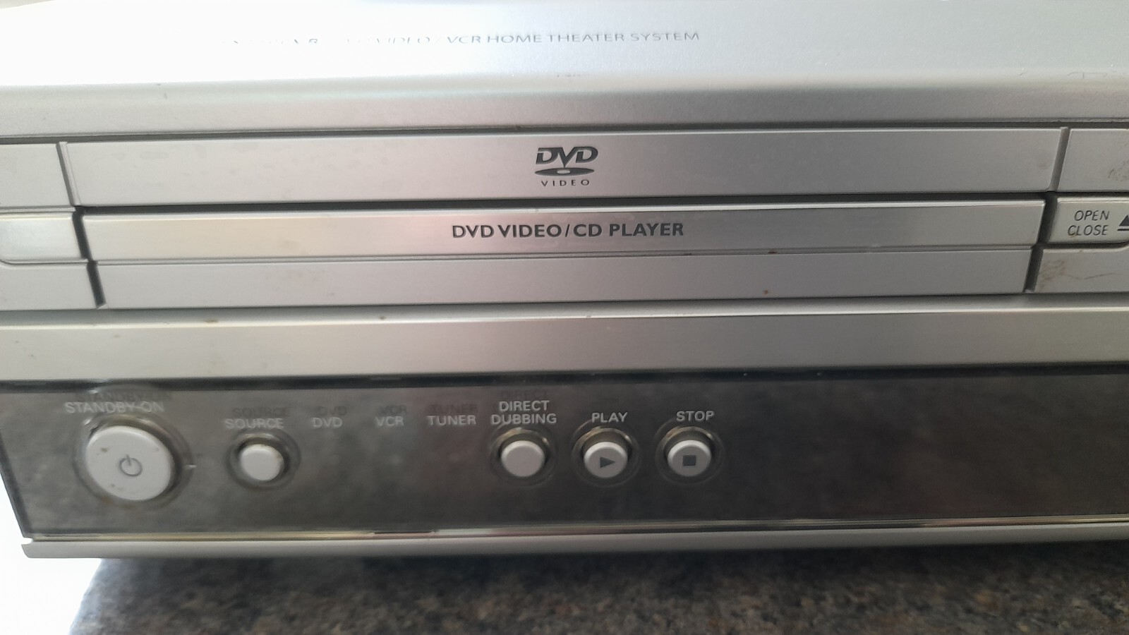 Philips Mx5100vr DVD VHS Player Silver with Remote read description eBay
