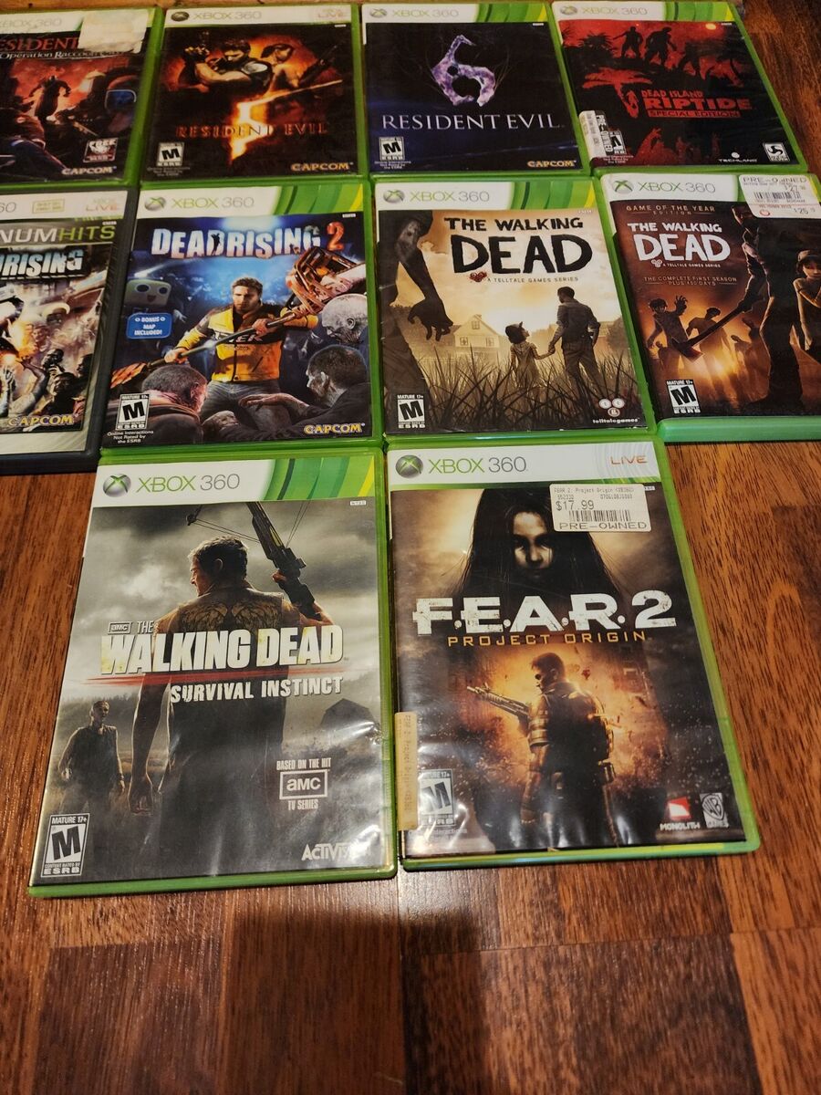 Lot Of 2 XBOX 360 Live Resident Evil + Deadrising Tested for Sale