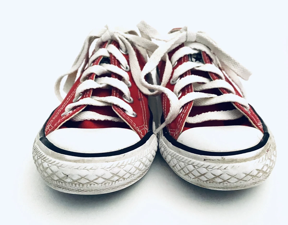 Converse Youth Kids Chuck Taylor All Star RED Sneaker Shoes Size