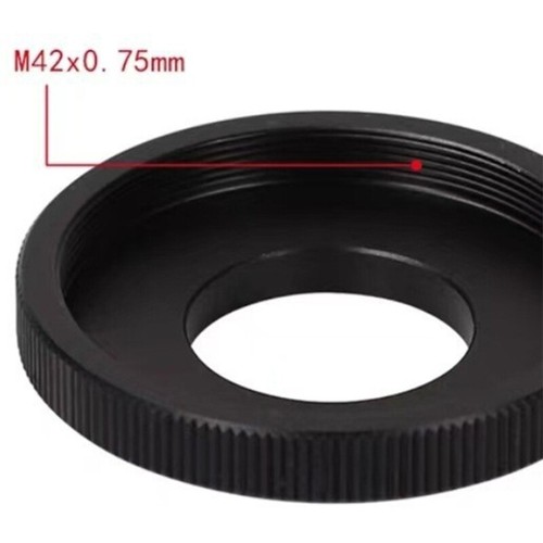 Photography Lens Adapter C Mount Male to T2 M42x0.75mm Female Thread Converter - Picture 3 of 8