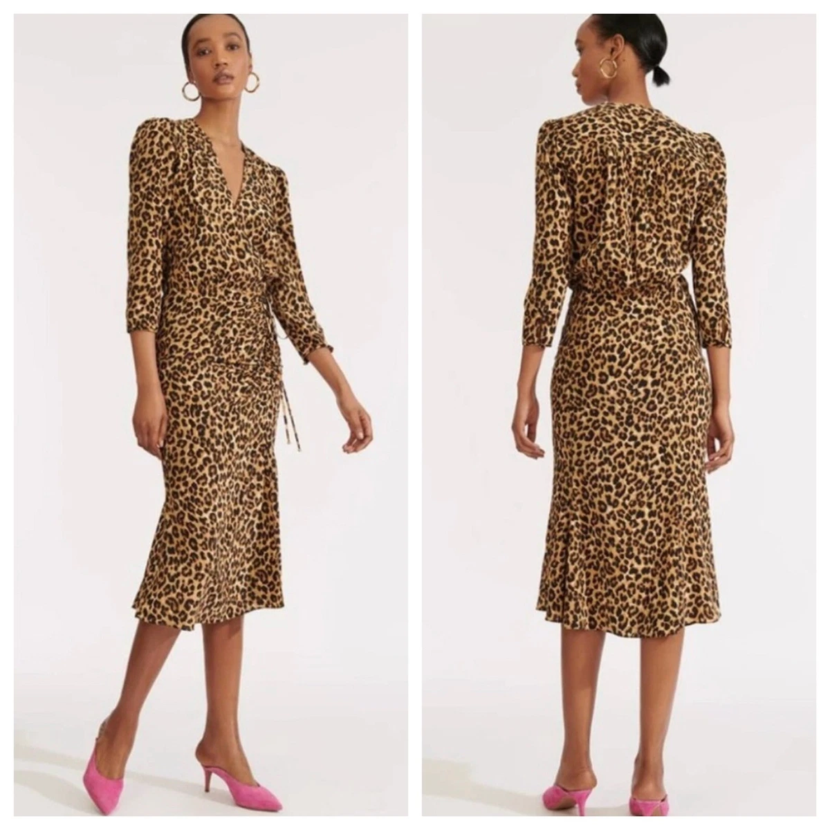 Veronica beard leopard clearance dress