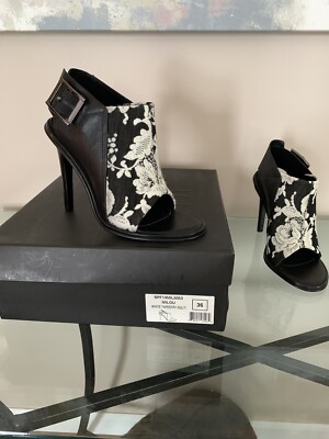 NEW Tibi Milou Shoes NIB size 36 white tapestry Milou MSRP $465