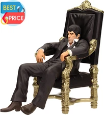Movie Icons Scarface: Tony Montana Throne 7" Figure