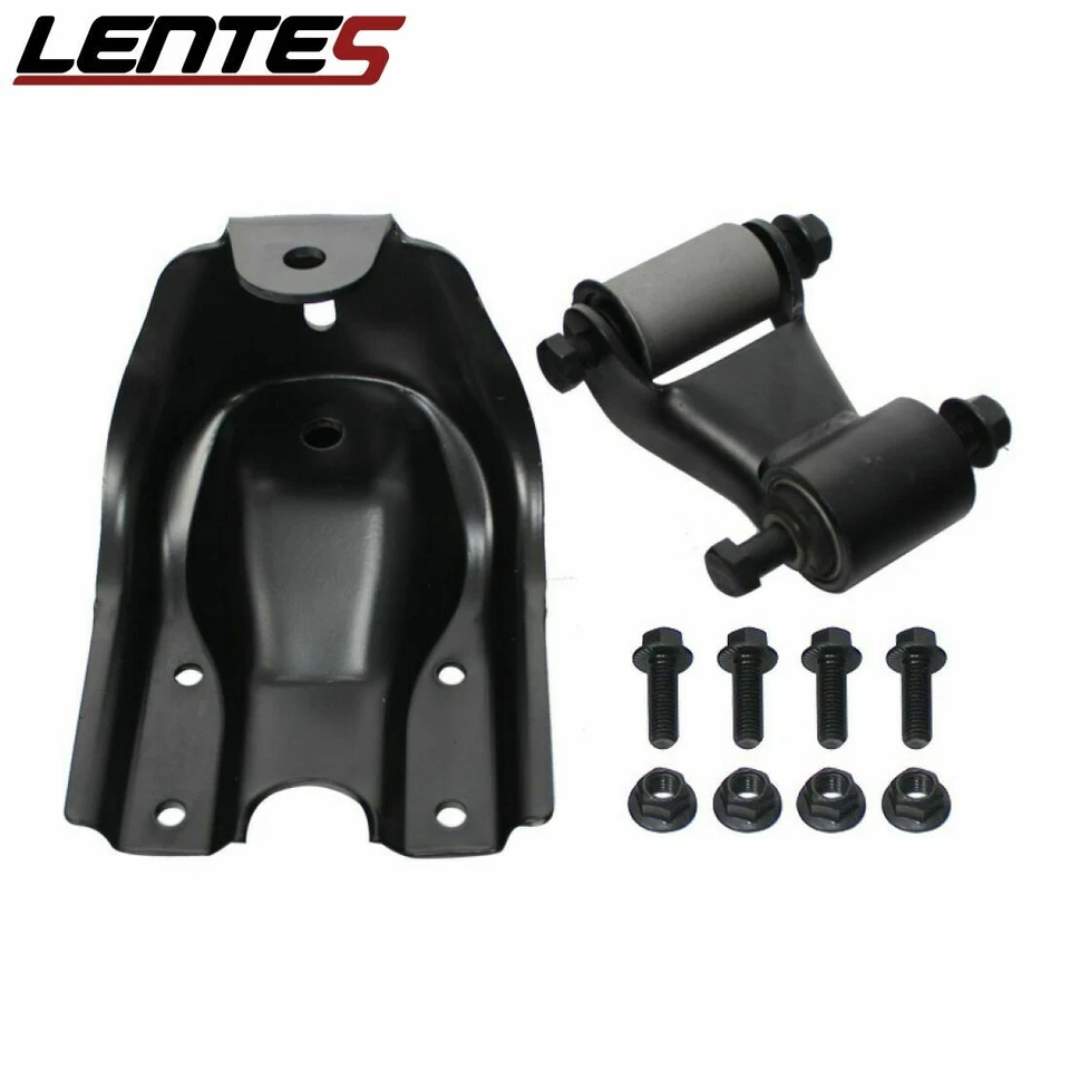 Kit de reparación de soporte de suspensión de grillete de resorte de hoja trasera para Chevy GMC C1500 C2500 Foto 4 de 4