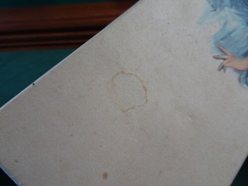 VINTAGE F EARL CHRISTY BEAUTY IN SCATOLA CRAVATTA BLU, anni '20, CARTONE, 13-1/8 X 3-3/4 - Foto 4 di 16