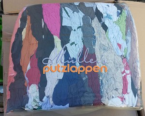 10 kg Putzlappen aus Trikot bunt aus Baumwolle 10 kg Putzlappen aus Trikot bunt aus Baumwolle
