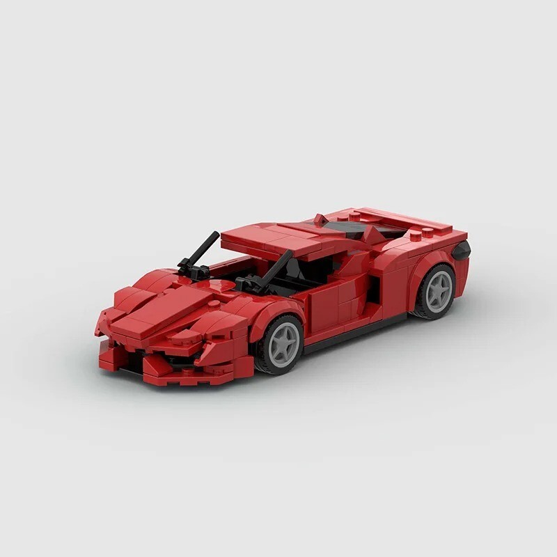 MOC LEGO Car: Ferrari Enzo Speed Champions style Fast Delivery